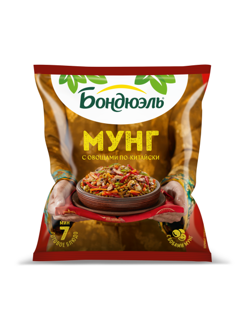Смесь с овощами Бондюэль Мунг по-китайски замороженная, 400г