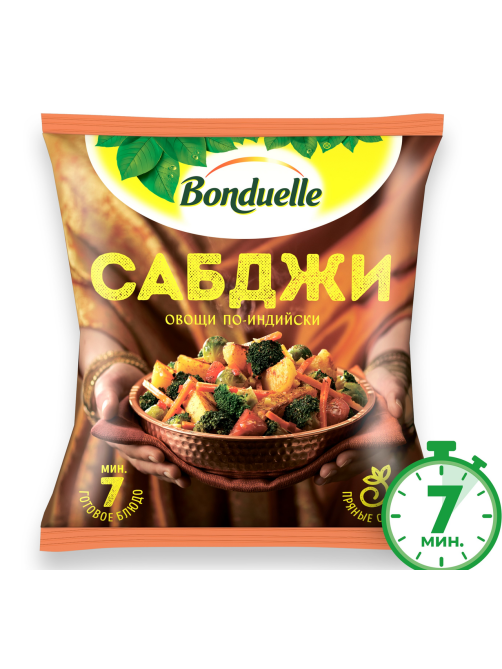 Смесь овощная Бондюэль Сабджи по-индийски замороженная, 400г
