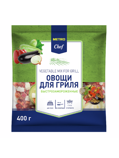 METRO Chef Смесь овощи для гриля замороженная, 400г