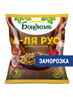 Смесь Бондюэль картофель с грибами А-ля рус замороженная, 400г