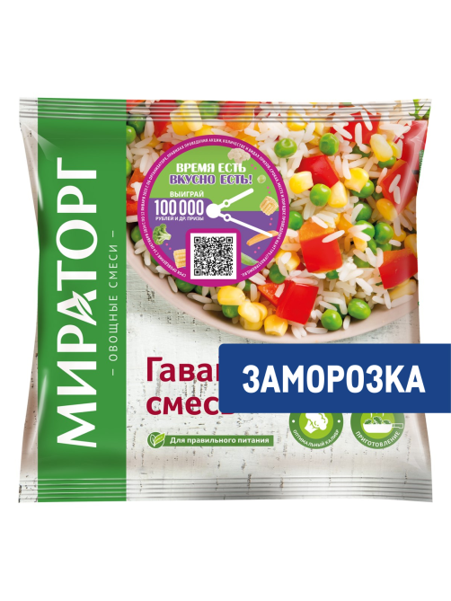 Овощная смесь Мираторг Гавайская замороженная, 400г