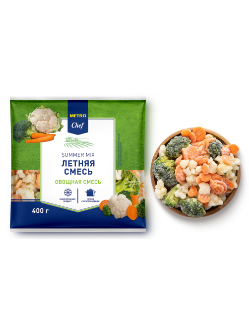 METRO Chef Смесь Летняя быстрозамороженная, 400г