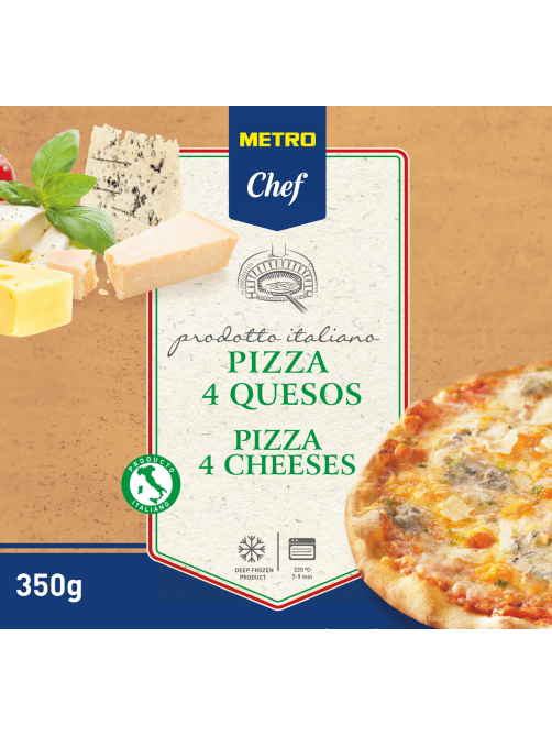 METRO Chef Пицца 4 сыра замороженная 27см, 350г