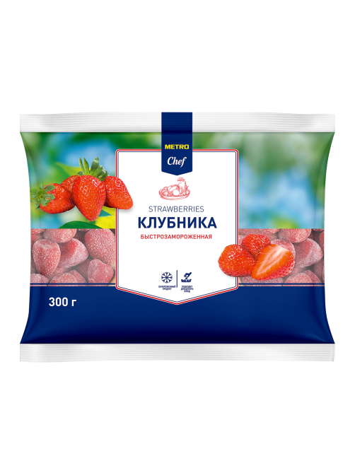 METRO Chef Клубника быстрозамороженная, 300г