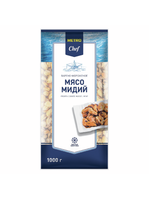 METRO Chef Мясо мидий замороженное 300/500, 1кг