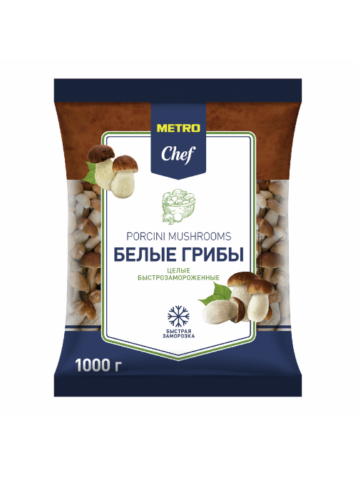 METRO Chef Грибы белые целые замороженные, 1кг