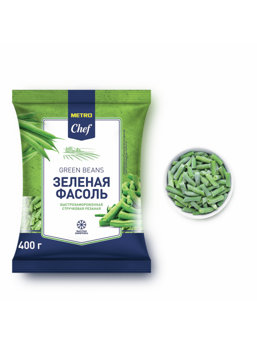 METRO Chef Фасоль стручковая быстрозамороженная, 400г