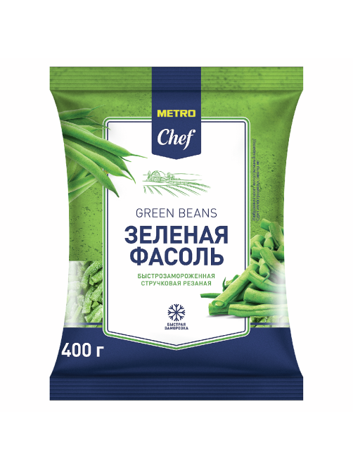 METRO Chef Фасоль стручковая быстрозамороженная, 400г