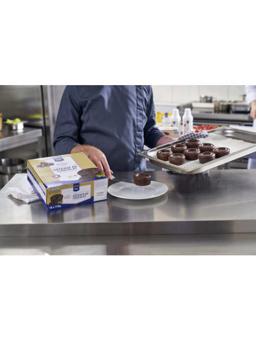 METRO Chef Пирожное Фондан шоколадный замороженный (110г x 18шт), 1.98кг