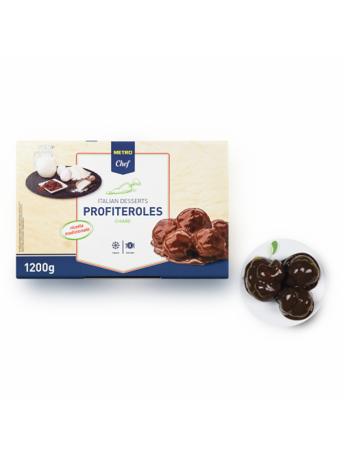 METRO Chef Профитроли какао замороженные 8 порций, 1.2кг
