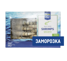 METRO Chef Креветки морские тигровые 13/15 с головой свежемороженые, 930г