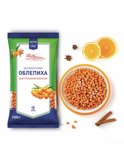 METRO Chef Облепиха быстрозамороженная, 1.5кг
