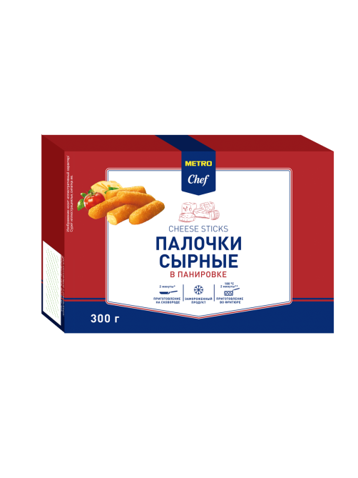 METRO Chef Сырные палочки в панировке замороженные, 300г