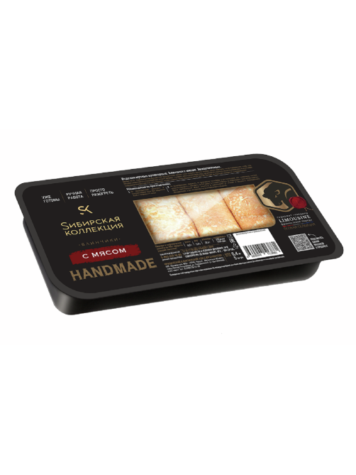 Блины Сибирская коллекция с мясом замороженные, 400г