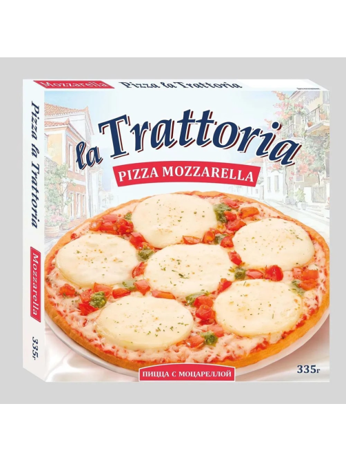 Пицца La Trattoria Моцарелла замороженная, 335г