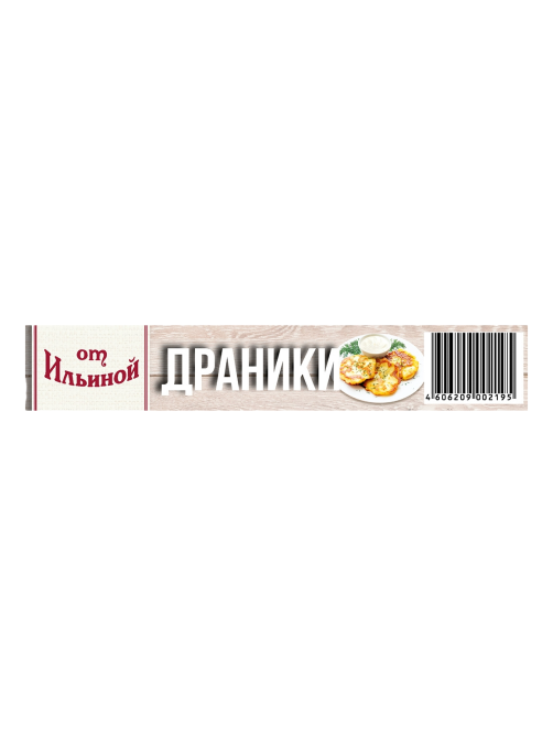 Драники От Ильиной из картофеля замороженные (60г x 4шт), 240г