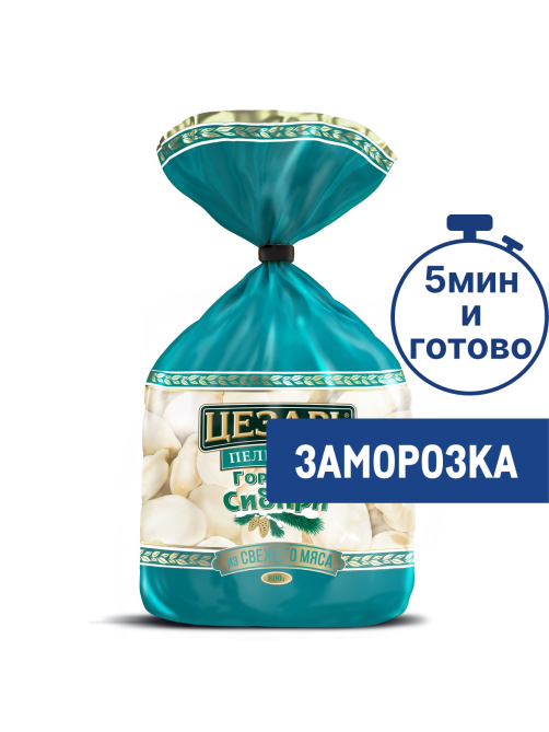 Пельмени Цезарь Гордость Сибири замороженные, 800г