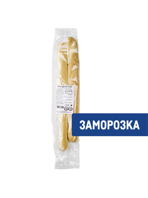 Багет Еврохлеб Французский замороженный (230г х 2шт), 460г