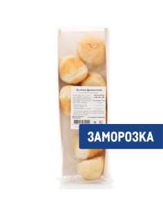 Булочка Еврохлеб Французская замороженная (40г x 7шт), 280г