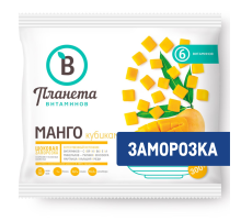 Манго кубиками Планета Витаминов замороженное, 300г