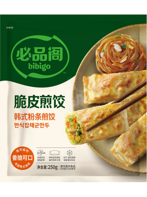 Дамплинги Bibigo для жарки с чапче, 250г
