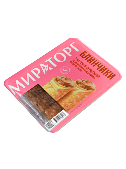 Блины Мираторг с вареной сгущенкой охлажденные, 280г