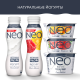 Йогурт питьевой Neo Классический без сахара 1.8%, 260г