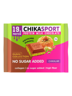 Шоколад Chikalab с фисташковой пастой и хрустящим тестом, 100г
