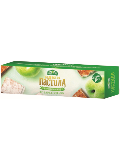 Пастила Белевские сладости яблочная без сахара, 100г