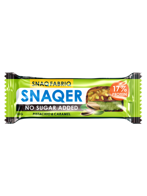Батончик Snaq Fabriq глазированный фисташка и карамель, 50г x 30 шт