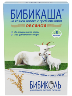 Каша молочная детская Бибикаша Овсяная с 5 месяцев, 200г