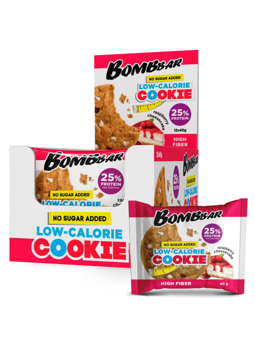 Печенье Bombbar малиновый чизкейк, 40г