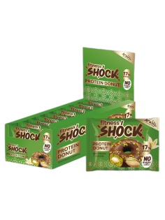 Пирожное протеиновое Fitnes Shock Донат фисташка и ваниль, 70г x 9 шт
