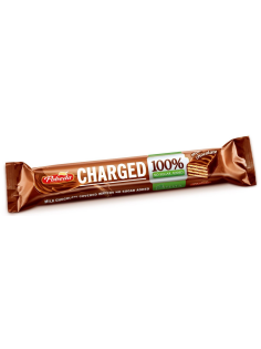 Батончик шоколадный Победа вкуса Charged молочный шоколад без сахара, 45г