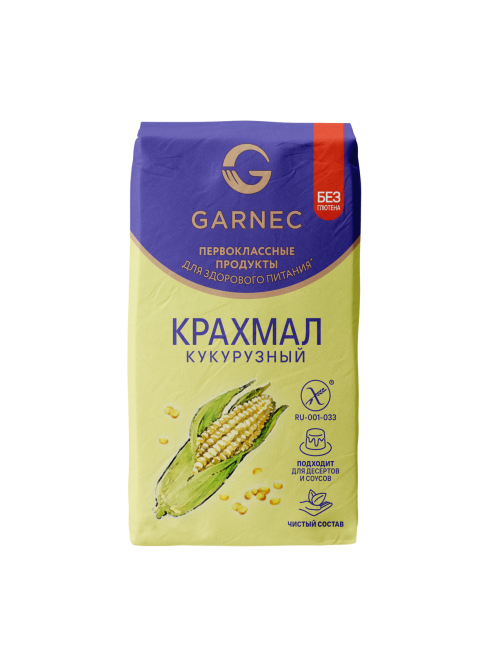 Крахмал Garnec кукурузный без глютена, 400г