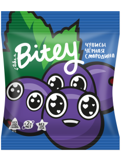 Мармелад детский Take a Bitey Чувисы Черная смородина без глютена с 2 лет, 20г