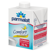 Сливки Parmalat ультрапастеризованные без лактозы 20%, 500г