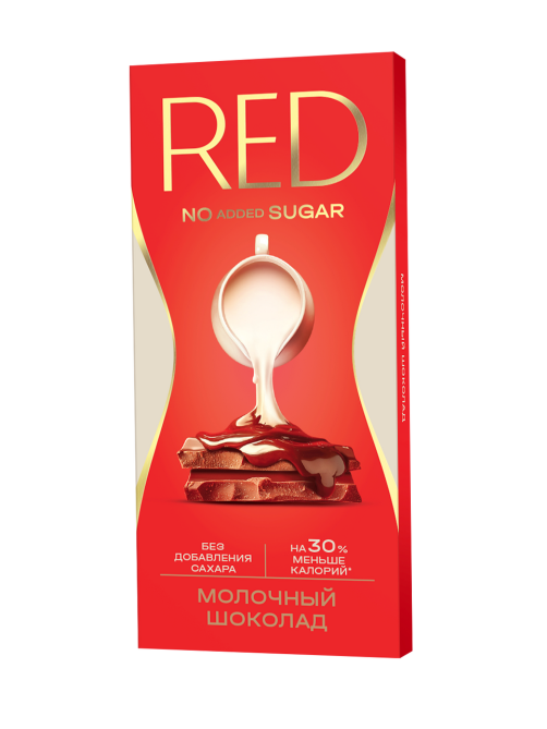 Шоколад Red Delight молочный без сахара, 70г