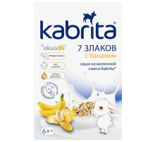 Каша молочная детская Kabrita 7 злаков Банан с 6 месяцев, 180г