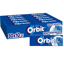 Жевательная резинка Orbit Winterfresh без сахара, 13.6г x 30 шт