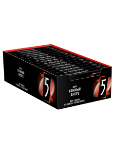 Жевательная резинка Five сочный арбуз без сахара, 15.6г x 15 шт