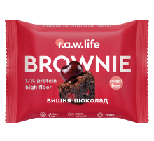 Пирожное протеиновое R.A.W. LIFE вишня и шоколад, 40г