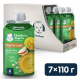 Пюре фруктово-зерновое детское Gerber яблоко, манго и овсяная каша, 110г