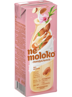 Напиток миндальный Nemoloko на рисовой основе, 200мл