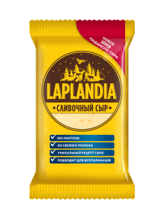 Сыр Laplandia Сливочный полутвердый без лактозы 45%, 300г