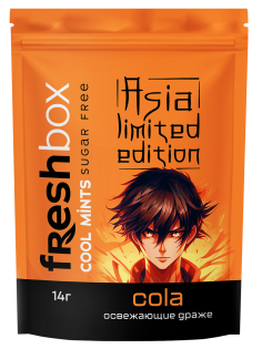 Драже FreshBox Asia Limited Edition кола, 14г