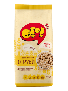 Отруби Ого! пшеничные, 200г
