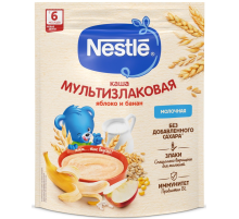 Каша молочная детская Nestle Мультизлаковая с 6 месяцев, 200г