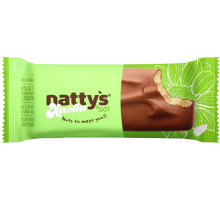 Батончик шоколадный Nattys&Go Sunny Халва, 45г