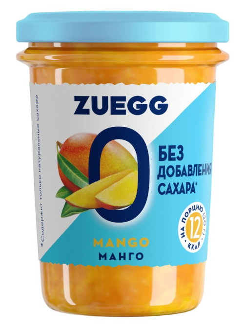 Конфитюр Zuegg манго без сахара, 220г